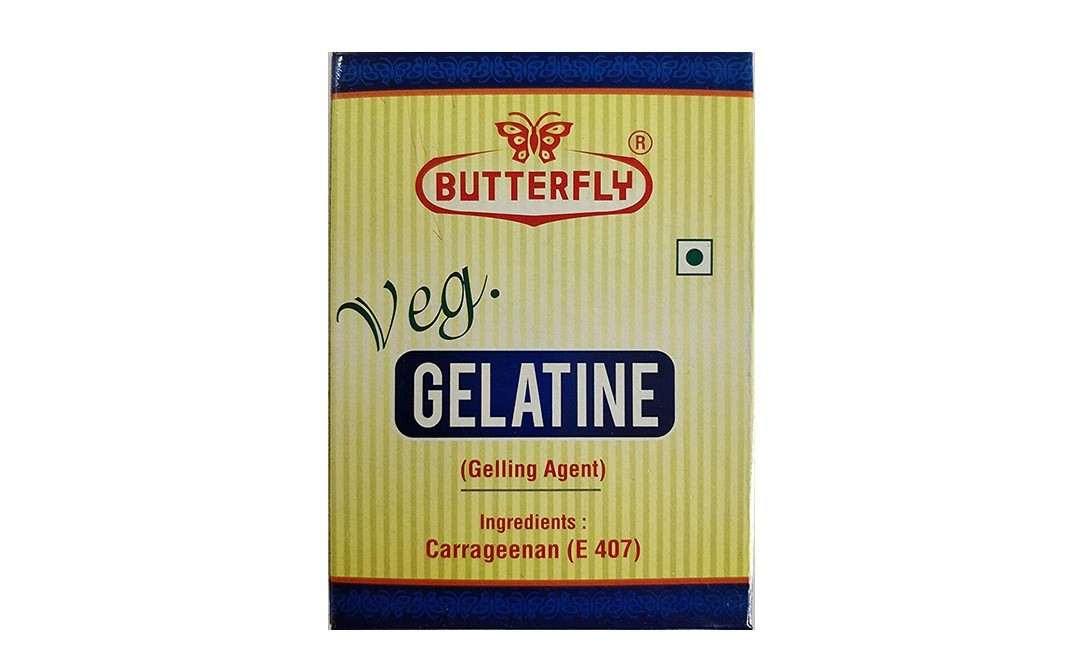 Butterfly Veg Gelatine (Gelling Agent)    Pack  25 grams